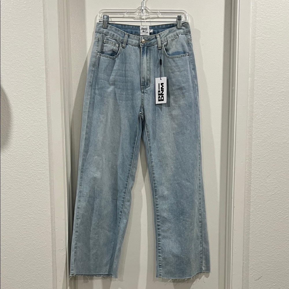 Princess Polly Denim Cece Hammer Wide-Leg Jeans Vintage Blue size 6